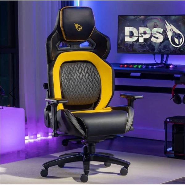 DPS PRO Bravent Elite Gaming Ergonomic Chair With Adjustable Armrests And Reclining Backrest