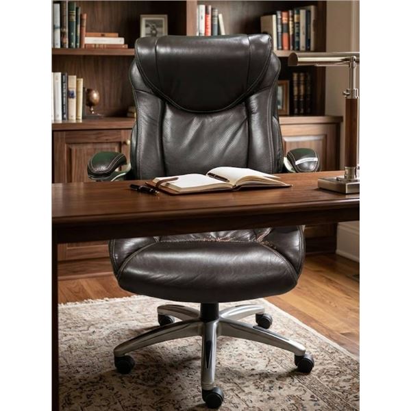 Ergonomic Office Chair With Adjustable Armrests and Swivel Base