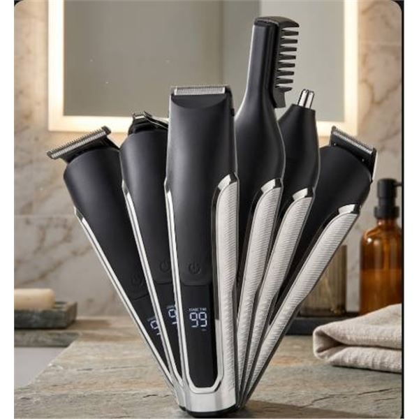 16-in-1 Rechargeable Hair Clippers Beard Trimmer Grooming Kit