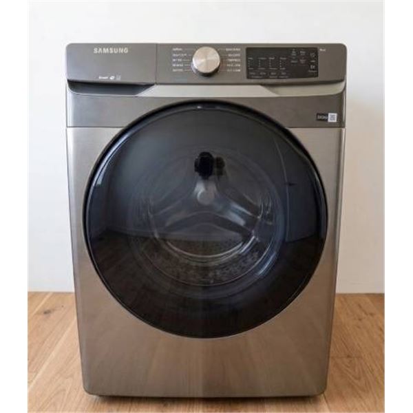 Samsung Front Load Washer, 4.5 cu. ft., 120V, 60 Hz - Model: WF45R6100AP **SEE ADDITIONAL PHOTOS**