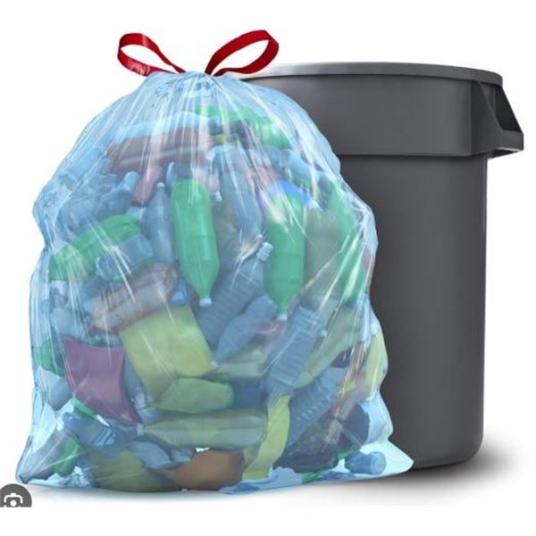 Kirkland Signature Blue Recycling Bags, 30 Gallon, 100 Bags