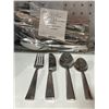 Image 2 : Wilton Armetale 60-Piece Flatware Set with Forks, Knives, and Spoons