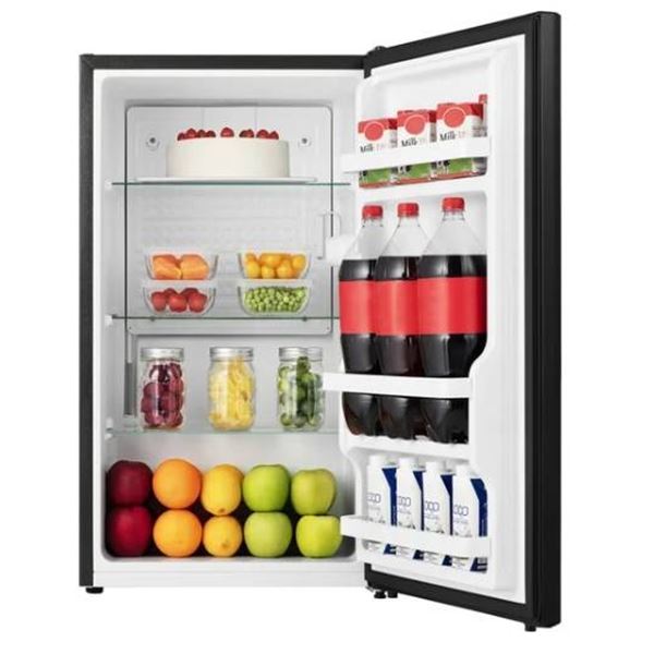 Hisense HRRC033ABE Compact Refrigerator, 3.3 Cu. Ft., Black Finish
