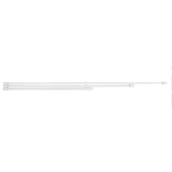 Lot of 5 â€“ Camco Adjustable Spring-Loaded Refrigerator Bars for RVs