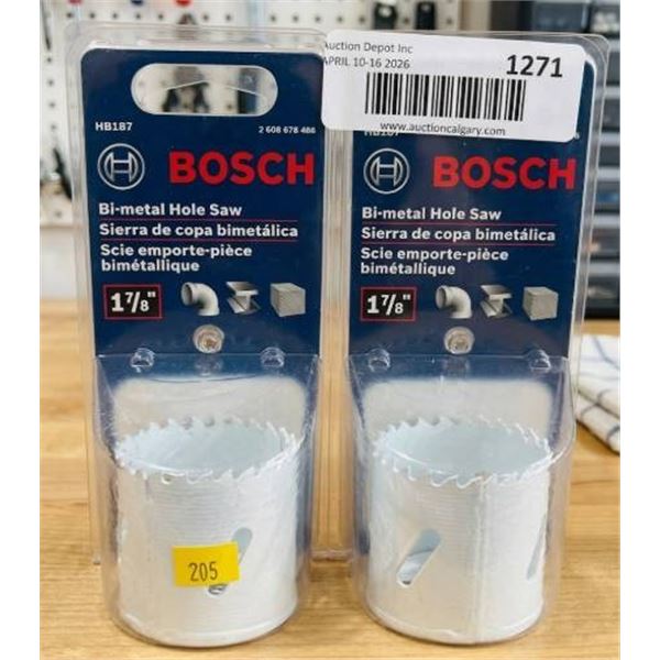 Bosch HB187 Bi-Metal Hole Saw 1 7/8 in, Set of Two