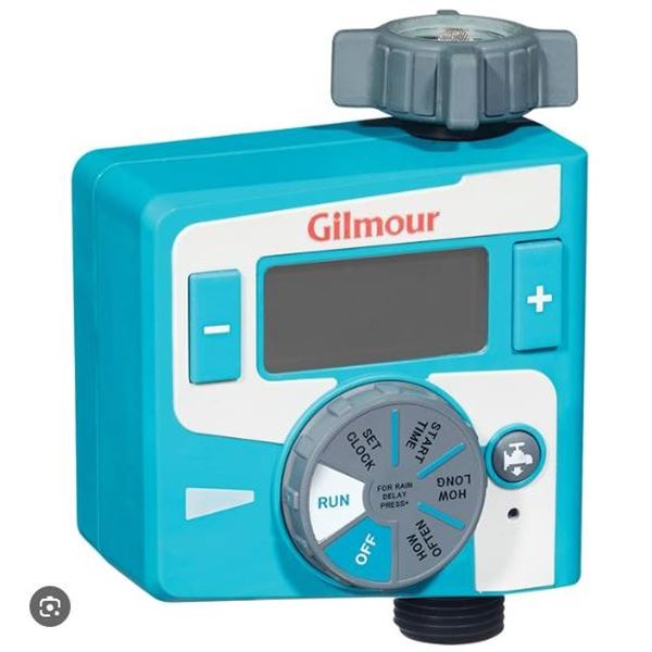 Gilmour Water Timer with Low Battery Auto Shut-Off