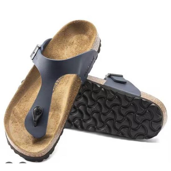 Birkenstock Gizeh Sandals, Size 40, Narrow Fit, Blue