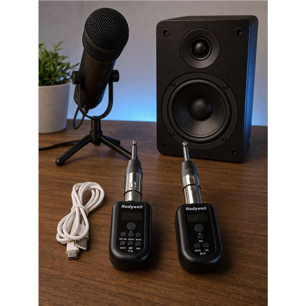 MIC Microphone Wireless System **2 recievers and Charge Cord Only ***