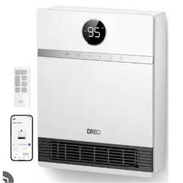 Dreo WH718S Smart Wi-Fi Room Heater With Digital Thermostat