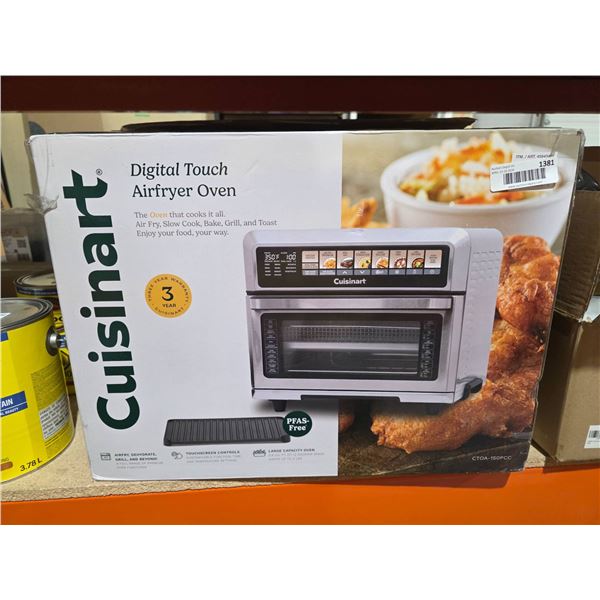 Cuisinart Digital Touch Airfryer Oven TOA-65A with 1800W Power