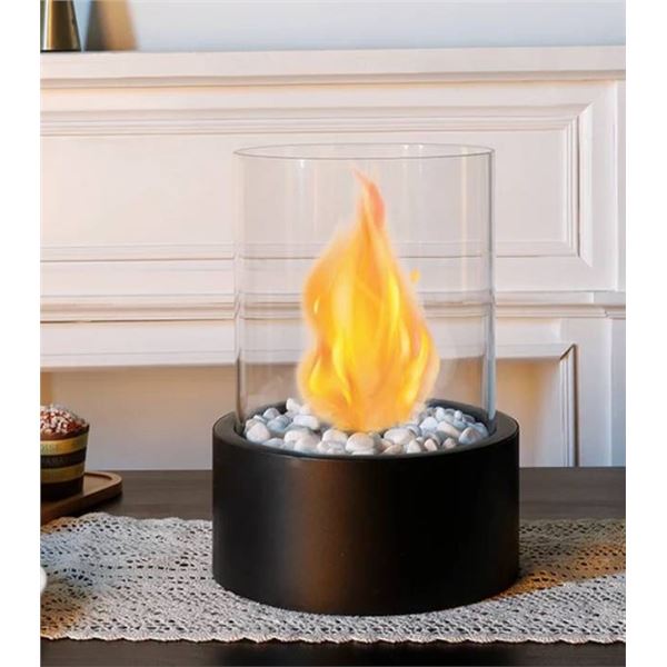 HY DesignÂ Extra Large Portable Tabletop Fire Bowl 22x28cm â€“ Bio Ethanol Ventles