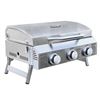 Image 1 : NXR 3-Burner Stainless Steel Gas Grill with Lid and Controls