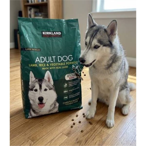 Kirkland Adult Dog Food Lamb Rice and Vegetable Formula 18.14 kg