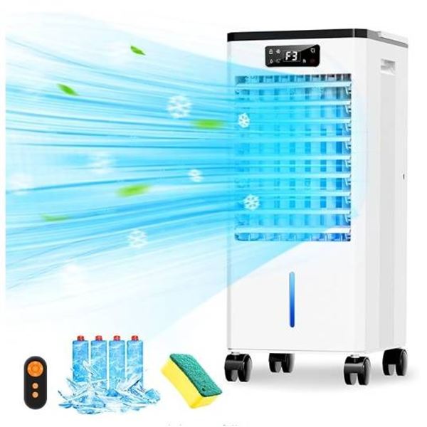 Portable Air Cooler, Model 2602AR, With Remote Control and Water Tank