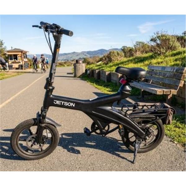 Jetson Folding Electric Bike with Rear Rack and Disc Brakes