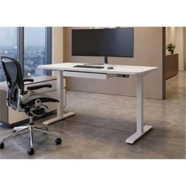 Height-Adjustable Electric Desk With Digital Control Panel and Drawer **TABLE ONLY**