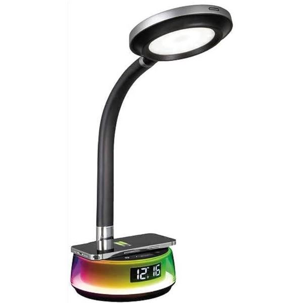 OttLite Wellness Series LED Lamp with Wireless Charging and Clock