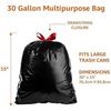 Image 1 : Kirkland Flex-Tech 30-Gallon Garbage Bags with Drawstring, 90 Count