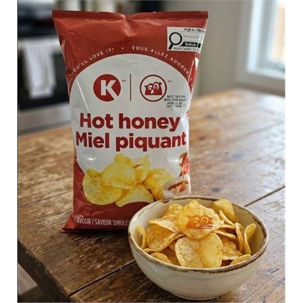 CKF Hot Honey Chips, 180g (8 Count), Lot CK180HH