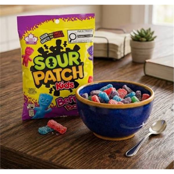 Sour Patch Kids Berries Flavored Candy 12x150g