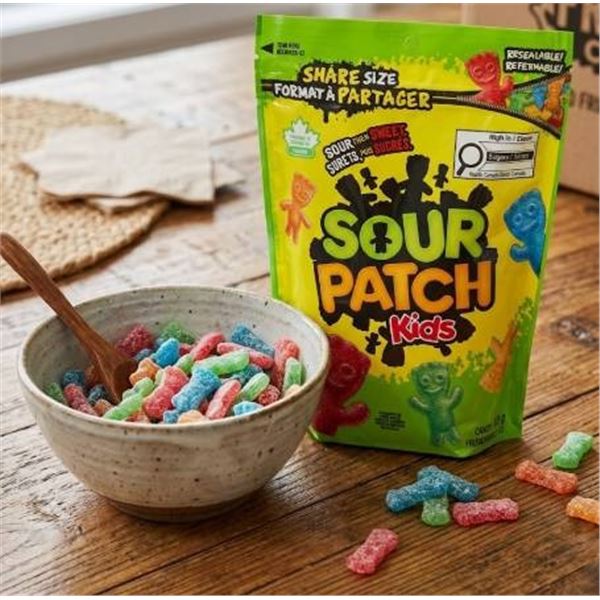 Sour Patch Kids â€“ Share Size, 12x315g Bag, Candy Lot