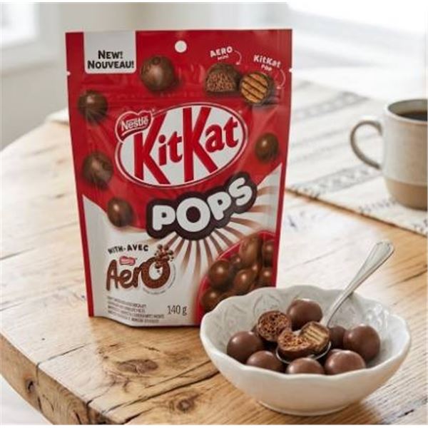 Nestle KitKat Pops Aero 140g, Pack of 14 Units