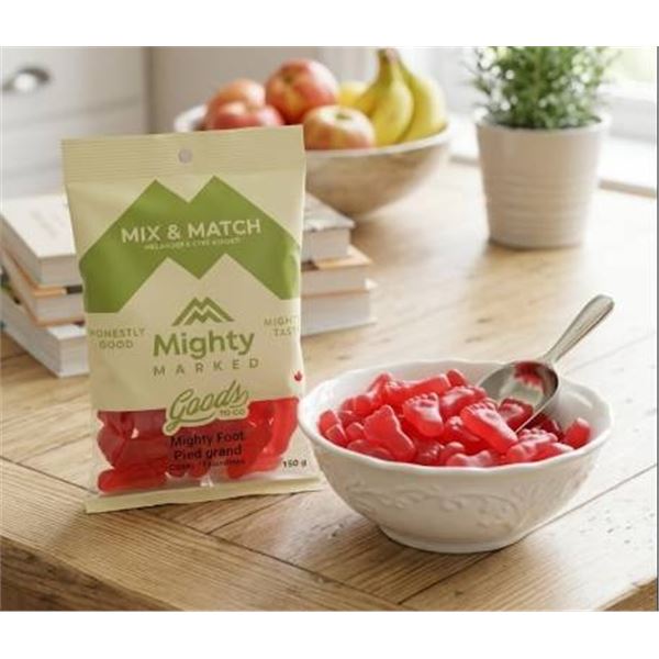 Mighty Marked Mighty Foot Candy, 150 g, Case of 12