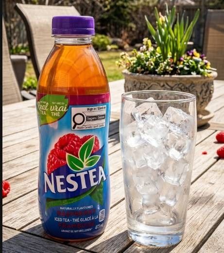 12 Bottles of Nestea Ice Tea, Raspberry Flavor, 500ml Each