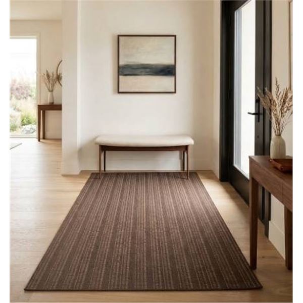 Baladosa Decorative Vestibule Rug 46 in. x 72 in. with Non-Slip Rubber Backing