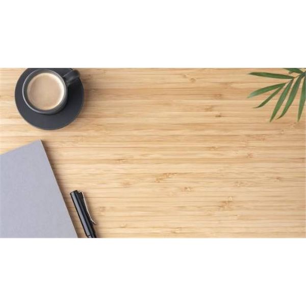 Leadvision Bamboo Island Top, 74 in x 39 in, Light Finish
