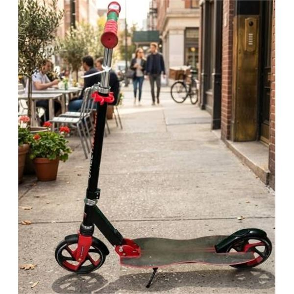 Street Runner Kick Scooter with Red and Black Frame