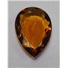Huge Pear Shape 97.57 ct. Orange Citrine