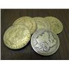 Image 1 : Lot of 5 Random Date Morgan Silver Dollars