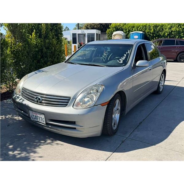 INFI G35 2004 SALV T/DONATION