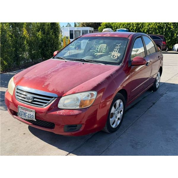 KIA SPECTRA 2008 APP/DUP-T/EXP-ONLY DON