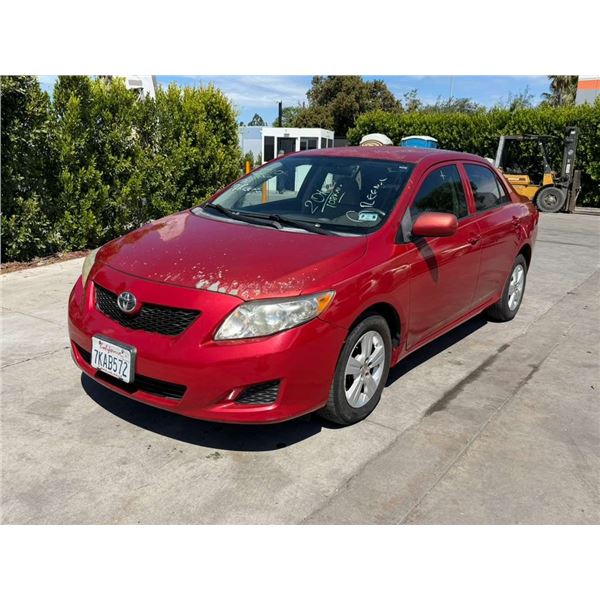 TOYT COROLLA 2010 APP DUP/T-15 DAYS-TMU