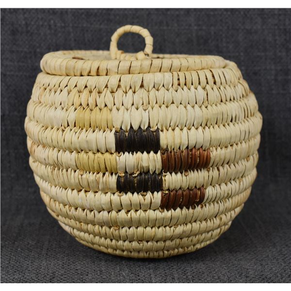 PAPAGO LIDDED BASKET