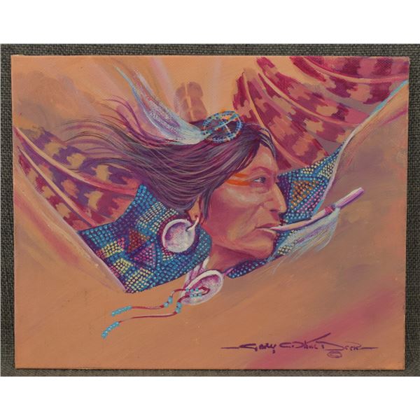 CHOCTAW PAINTING (GARY WAYLON WHITE DEER)