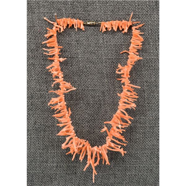ANGEL HAIR CORAL NECKLACE