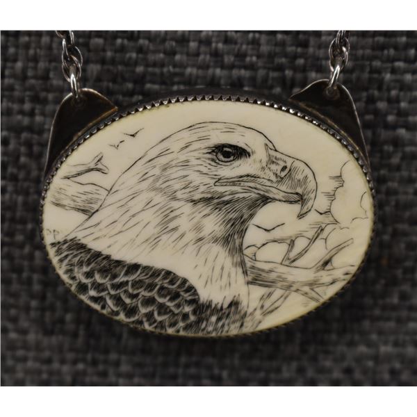 SCRIMSHAWED PENDANT (DP)