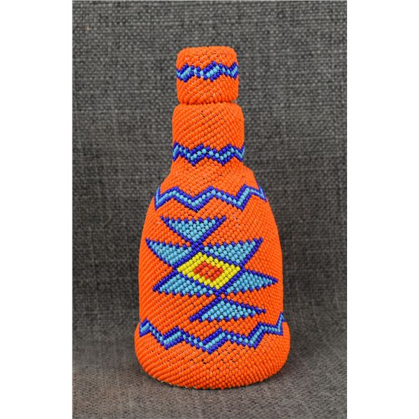NAVAJO BEADED BOTTLE