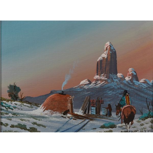 NAVAJO PAINTING (JOHNNY YAZZIE)