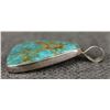 Image 4 : SILVER AND TURQUOISE PENDANT