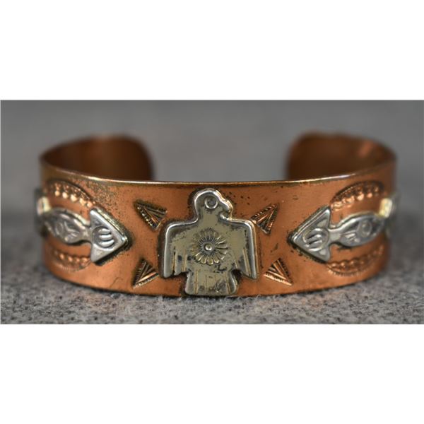 COPPER AND SILVER BRACELET