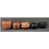 Image 4 : FIVE SANTA CLARA POTTERY JARS (SIGNED)