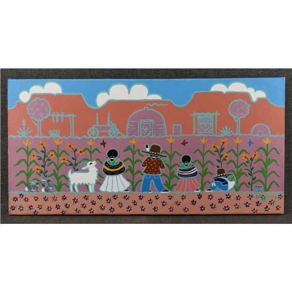 NAVAJO PAINTING (BEVERLY BLACKSHEEP)