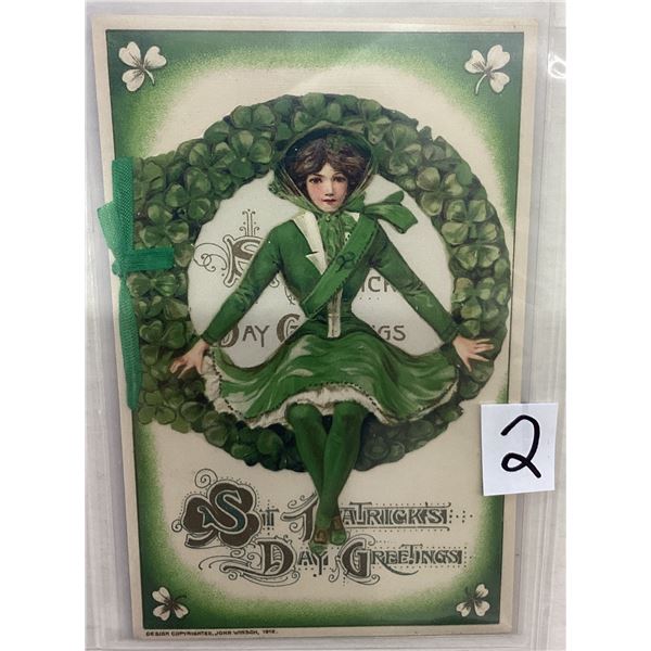 Winsch St. Patrick's Day Holiday Greeting Postcard Album 30 Cards
