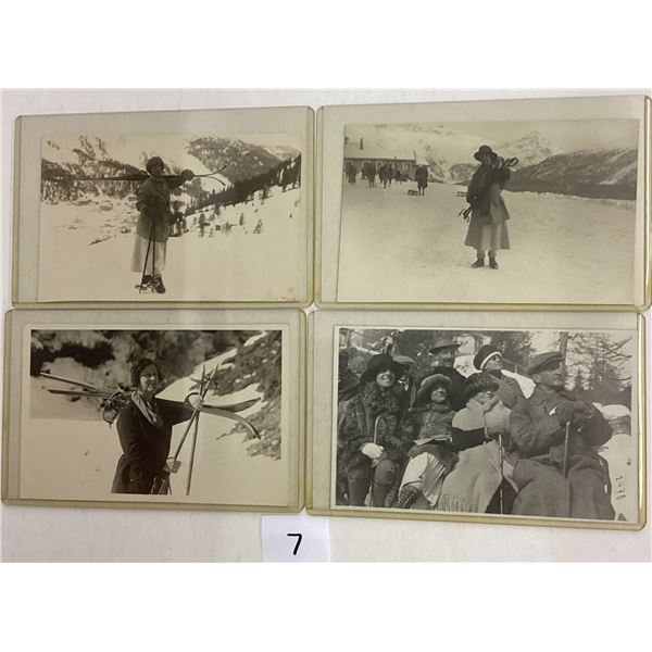 Sports - Real Photo Snow Skiing Postcards 7