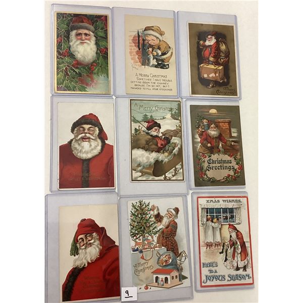 Santa Claus Christmas Holiday Greeting Postcards 22