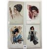 Image 2 : Harrison Fisher Pretty Lady Greeting Postcard Album 85+